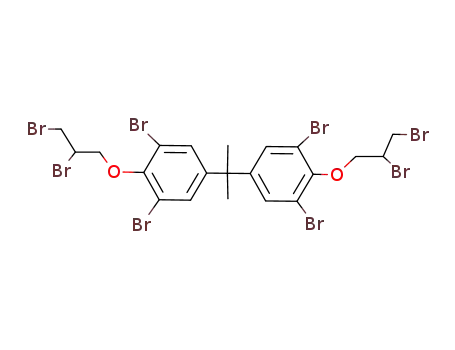 Molecular Structure of 21850-44-2 (Tetrabromobisphenol A bis(dibromopropyl ether))
