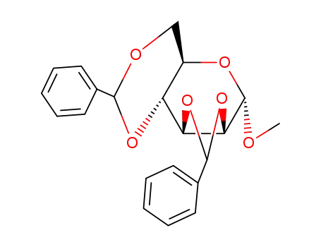 Molecular Structure of 4148-71-4 (METHYL-2,3:4,6-DI-O-BENZYLIDINE-D-MANNOPYRANOSIDE)