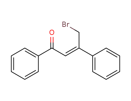 Molecular Structure of 7462-71-7 (4-bromo-1,3-diphenylbut-2-en-1-one)