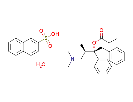 Molecular Structure of 26570-10-5 (DEXTROPROPOXYPHENE NAPSYLATE HYDRATE)