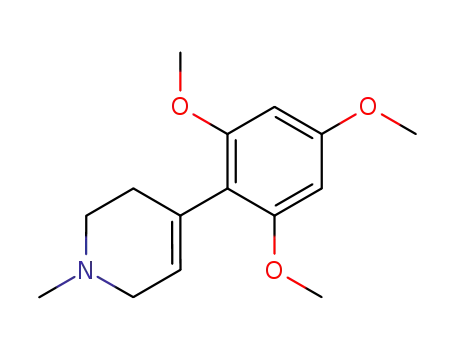 Molecular Structure of 113225-07-3 (1,2,3,6-TETRAHYDRO-1-METHYL-4-(2,4,6-TRIMETHOXYPHENYL)-PYRIDINE)