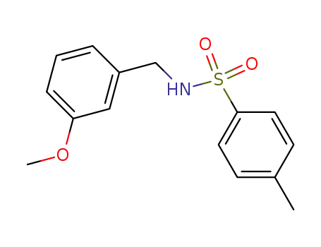 Molecular Structure of 191085-63-9 (N-(3-methoxybenzyl)-4-methylbenzenesulfonamide)
