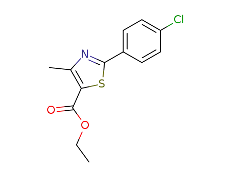 Ethyl 2-(4-chlorophenyl)-4-methyl-1,3-thiazole-5-carboxylate