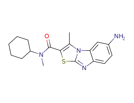 6-AMINO-N-CYCLOHEXYL-N,3-DIMETHYLTHIAZOLO[3,2-A]BENZIMIDAZOLE-2-CARBOXAMIDE 염산염