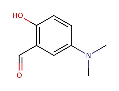 Molecular Structure of 67868-63-7 (5-Dimethylamino-2-hydroxybenzaldehyde)