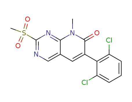 6-(2,6-dichlorophenyl)-8-methyl-2-(methylsulfonyl)pyrido[2,3-d]pyrimidin-7(8H)-one