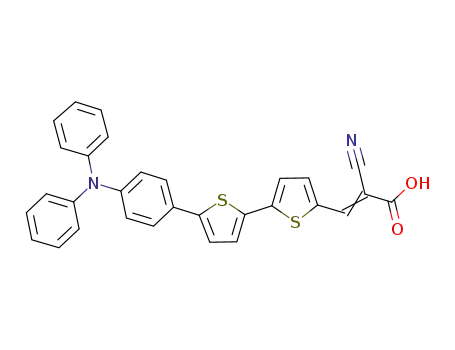 2-Propenoic acid,
2-cyano-3-[5'-[4-(diphenylamino)phenyl][2,2'-bithiophen]-5-yl]-