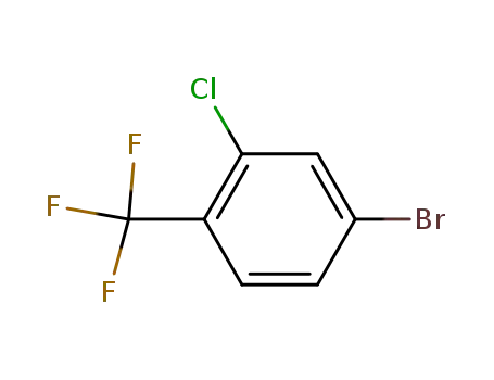 Molecular Structure of 467435-07-0 (4-Bromo-2-chlorobenzotrifluoride)