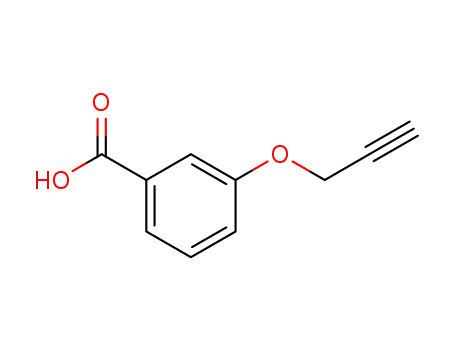 Molecular Structure of 85607-73-4 (Benzoic acid, 3-(2-propynyloxy)-)