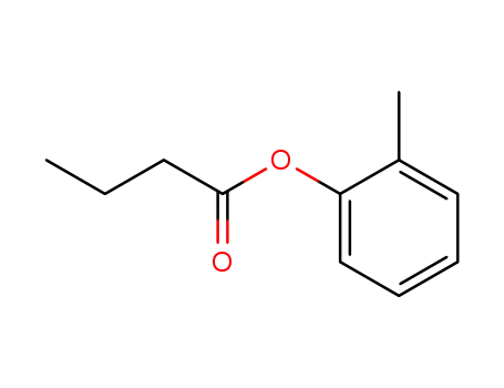Molecular Structure of 14617-90-4 (2-methylphenyl butanoate)