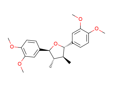 Tetrahydro-2α,5β-bis(3,4-dimethoxyphenyl)-3β,4α-dimethylfuran