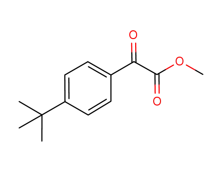 Molecular Structure of 1034854-37-9 (methyl 2-(4-(tert-butyl)phenyl)-2-oxoacetate)