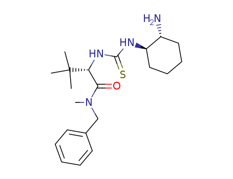 (S)-2-(((1R,2R)-2-Aminocyclohexyl)thioureido)-N-benzyl-N,3,3-trimethylbutanamide