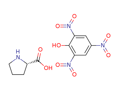 Molecular Structure of 99864-71-8 (L-Proline, compd. with 2,4,6-trinitrophenol (1:1))