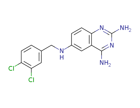 2,4-Diamino-6-(3,4-dichlorobenzylamino)quinazoline cas  13794-65-5