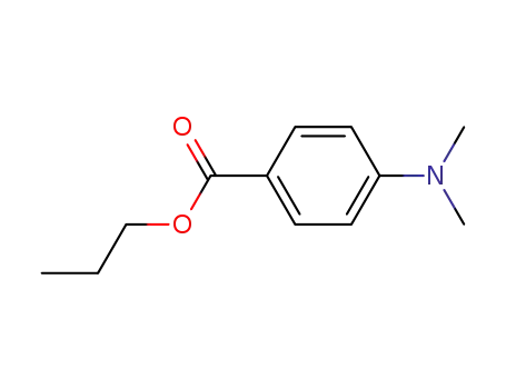 Molecular Structure of 56185-14-9 (n-propyl 4-dimethylaminobenzoate)