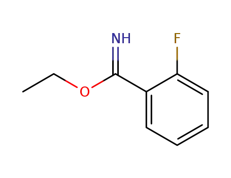 Molecular Structure of 57870-49-2 (2-FLUORO-BENZIMIDIC ACID ETHYL ESTER)