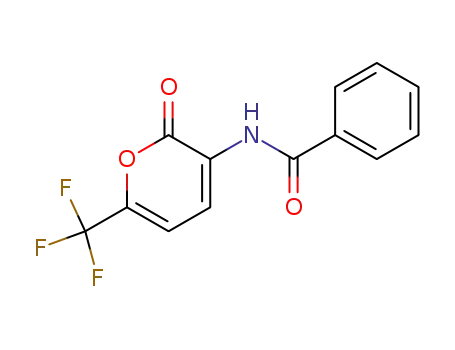 2-oxo-6-trifluoromethyl-2H-pyran-3-yl-N-benzamide