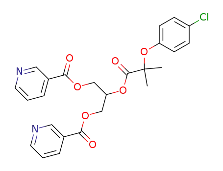 Molecular Structure of 69047-39-8 (Binifibrate)