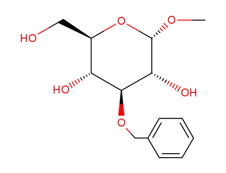Molecular Structure of 81371-53-1 (b-D-Galactopyranoside, methyl 3-O-(phenylmethyl)-)