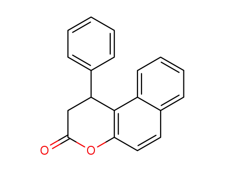 Molecular Structure of 5448-11-3 (1-phenyl-1,2-dihydro-3H-benzo[f]chromen-3-one)
