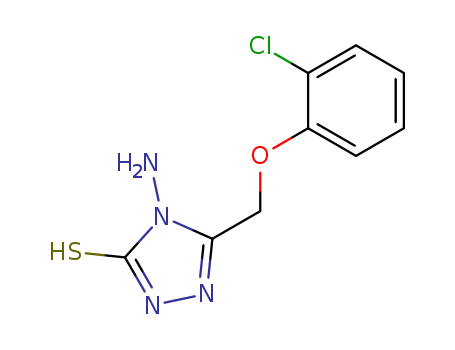 3H-1,2,4-Triazole-3-thione, 4-amino-5-[(2-chlorophenoxy)methyl]-2,4-dihydro-