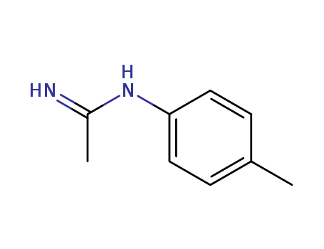 Molecular Structure of 14277-01-1 (Ethanimidamide,N-(4-methylphenyl)-)