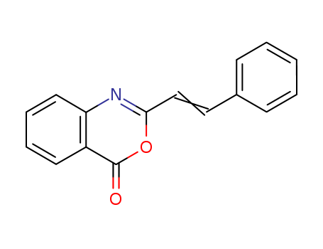 9-(2-phenylethenyl)-8-oxa-10-azabicyclo[4.4.0]deca-1,3,5,9-tetraen-7-one cas  18600-57-2