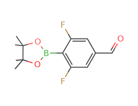 3,5-DIFLUORO-4-(4,4,5,5-TETRAMETHYL-1,3,2-DIOXABOROLAN-2-YL)BENZALDEHYDE