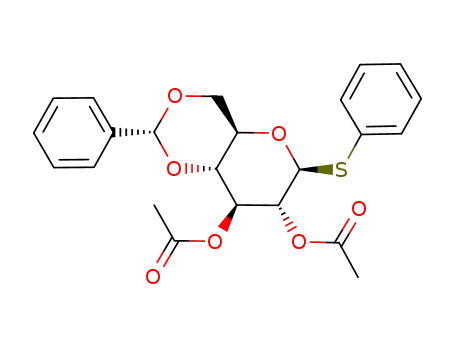 phenyl 2,3-di-O-acetyl-4,6-di-O-benzylidene-1-thio-β-D-glucopyranoside