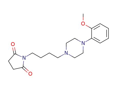 Molecular Structure of 159311-94-1 (1-(2-METHOXYPHENYL)-4-(4-SUCCINIMIDOBUTYL)PIPERAZINE DIHYDROCHLORIDE)