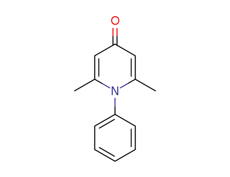 Molecular Structure of 22192-08-1 (2,6-dimethyl-1-phenylpyridin-4(1H)-one)