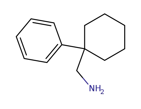 Molecular Structure of 17380-54-0 (C-(1-PHENYL-CYCLOHEXYL)-METHYLAMINE)