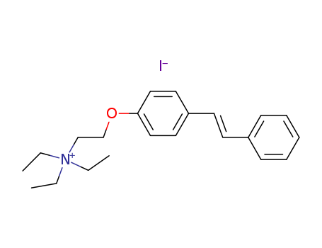 Ethanaminium,N,N,N-triethyl-2-[4-[(1E)-2-phenylethenyl]phenoxy]-, iodide (1:1)