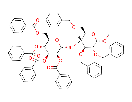 methyl-O-(2,3,4,6-tetra-O-benzoyl-α-D-mannopyranosyl)-(1->4)-2,3,6-tri-O-benzyl-α-D-glucopyranoside