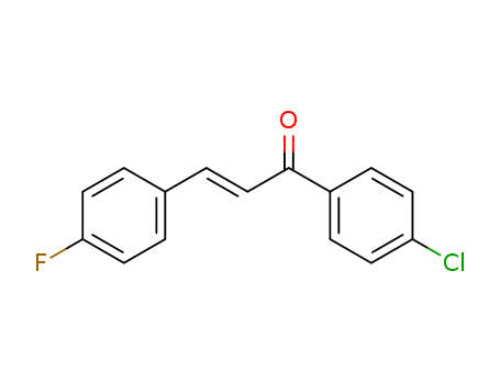 2-Propen-1-one, 1-(4-chlorophenyl)-3-(4-fluorophenyl)-, (2E)-