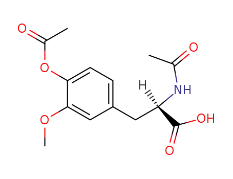2-Acetamido-3-(4-acetyloxy-3-methoxyphenyl)propanoic acid
