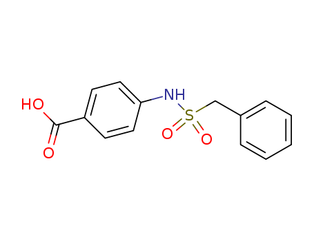 Benzoic acid,4-[[(phenylmethyl)sulfonyl]amino]- cas  536-95-8
