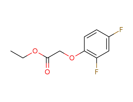 Molecular Structure of 717-30-6 (Ethyl 2-(2,4-difluorophenoxy)acetate)