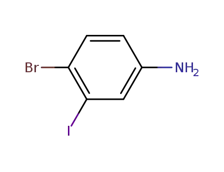 Molecular Structure of 63037-64-9 (4-BroMo-3-iodoaniline)