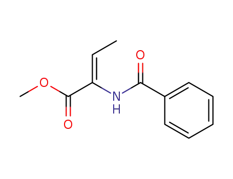 2-Butenoic acid, 2-(benzoylamino)-, methyl ester, (Z)-