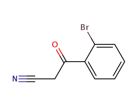 Molecular Structure of 53882-80-7 (2-Bromobenzoylacetonitrile)