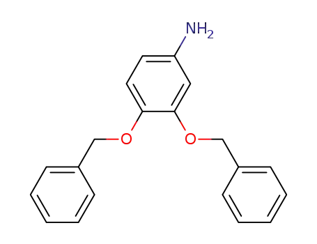 Molecular Structure of 18002-44-3 (Benzenamine, 3,4-bis(phenylmethoxy)-)