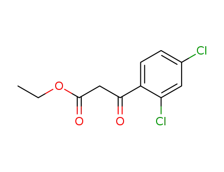 Molecular Structure of 60868-41-9 (3-(2,4-DICHLORO-PHENYL)-3-OXO-PROPIONIC ACID ETHYL ESTER)