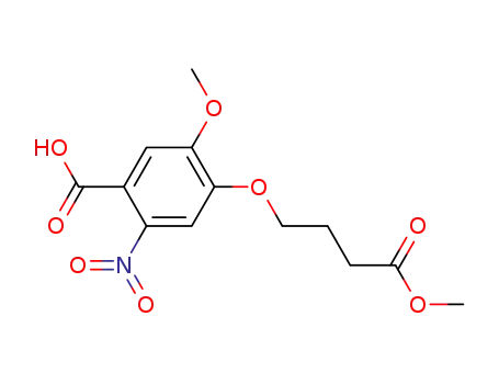 4-[(3'-methoxycarbonylpropyl)oxy]-3-methoxy-2-nitrobenzoic acid