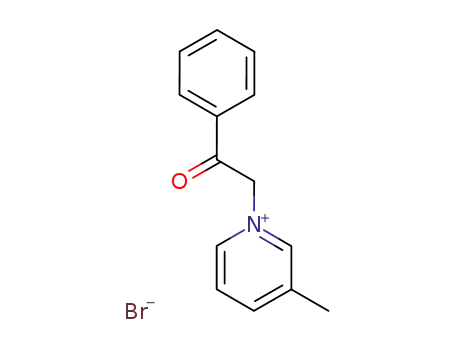 Molecular Structure of 16844-10-3 (3-methyl-1-(2-oxo-2-phenylethyl)pyridinium)