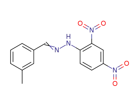 Molecular Structure of 2880-05-9 (M-TOLUALDEHYDE 2,4-DINITROPHENYLHYDRAZONE)