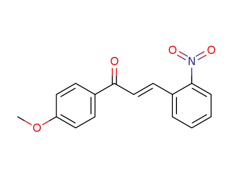 Molecular Structure of 1021684-82-1 ((E)-1-(4-methoxyphenyl)-3-(2-nitrophenyl)prop-2-en-1-one)
