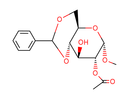 a-D-Glucopyranoside, methyl4,6-O-(phenylmethylene)-, 2-acetate