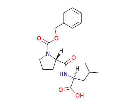 Molecular Structure of 1634-90-8 (Z-PRO-LEU-OH)